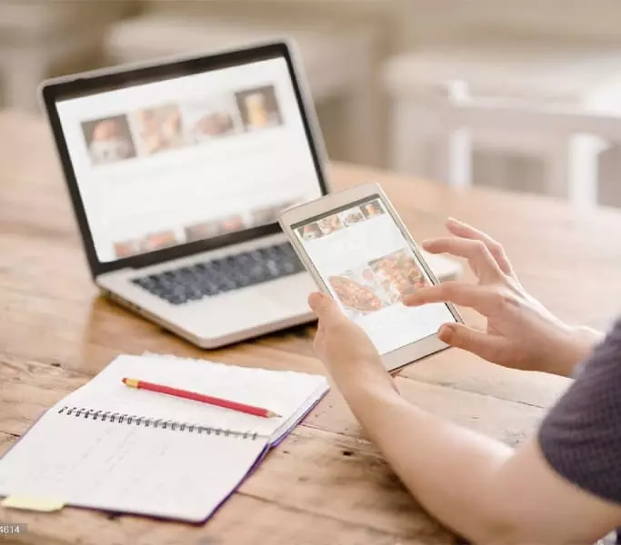 Tablette création de site internet Kuyto